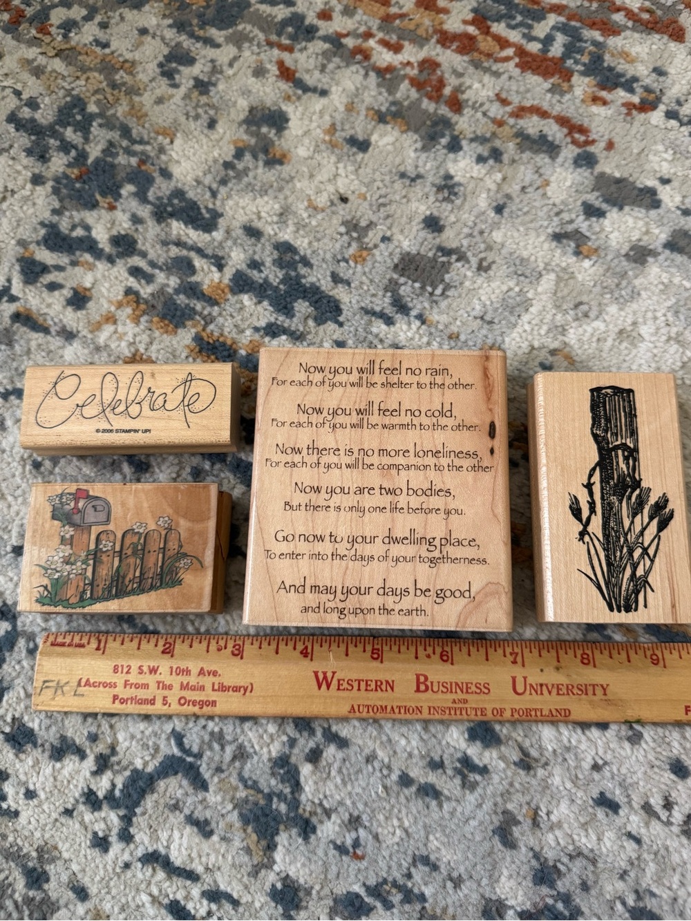 Bundle of Wooden Stamps
